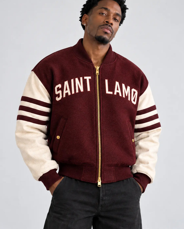 Uniform Embroidered Varsity Jacket