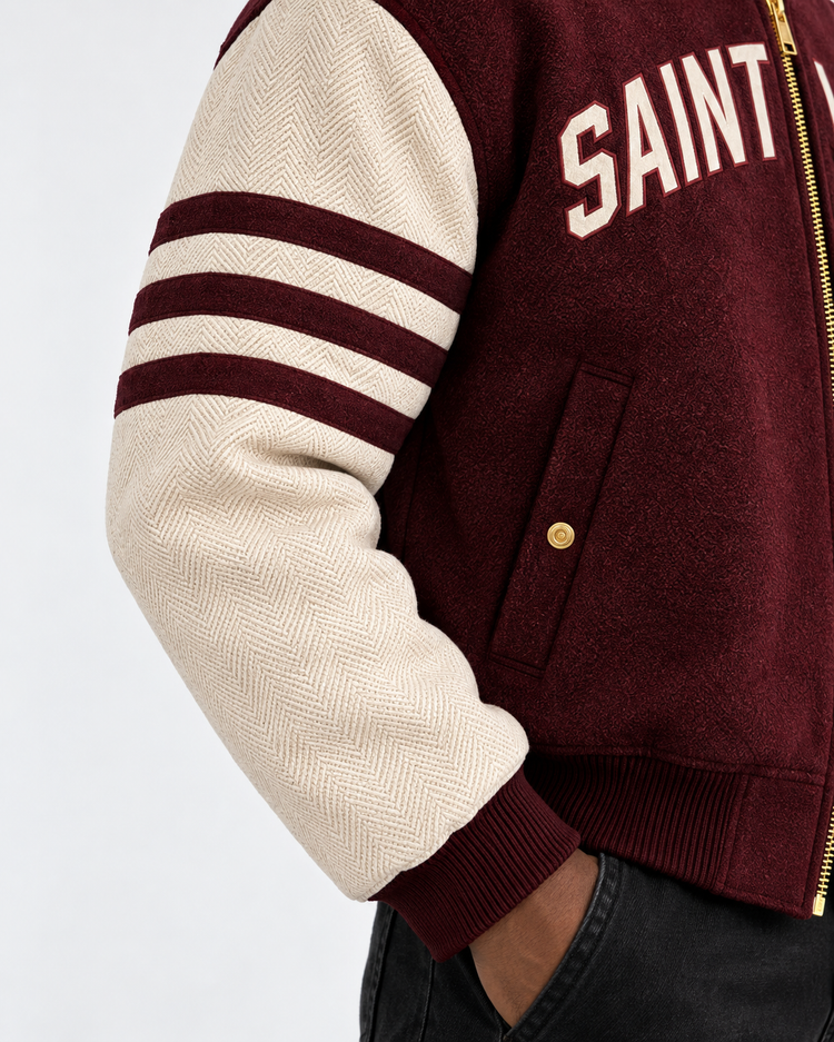 Uniform Embroidered Varsity Jacket