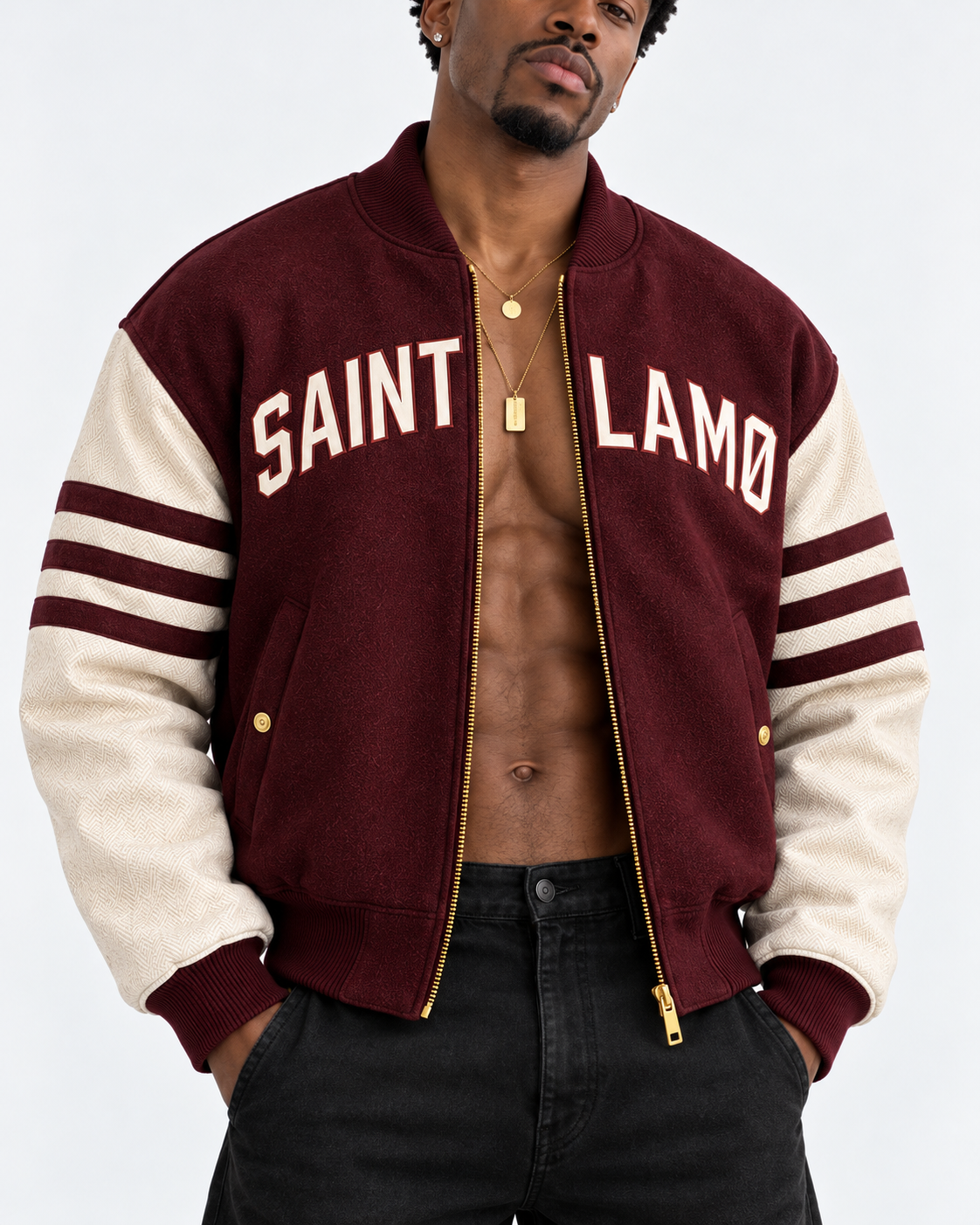 Uniform Embroidered Varsity Jacket