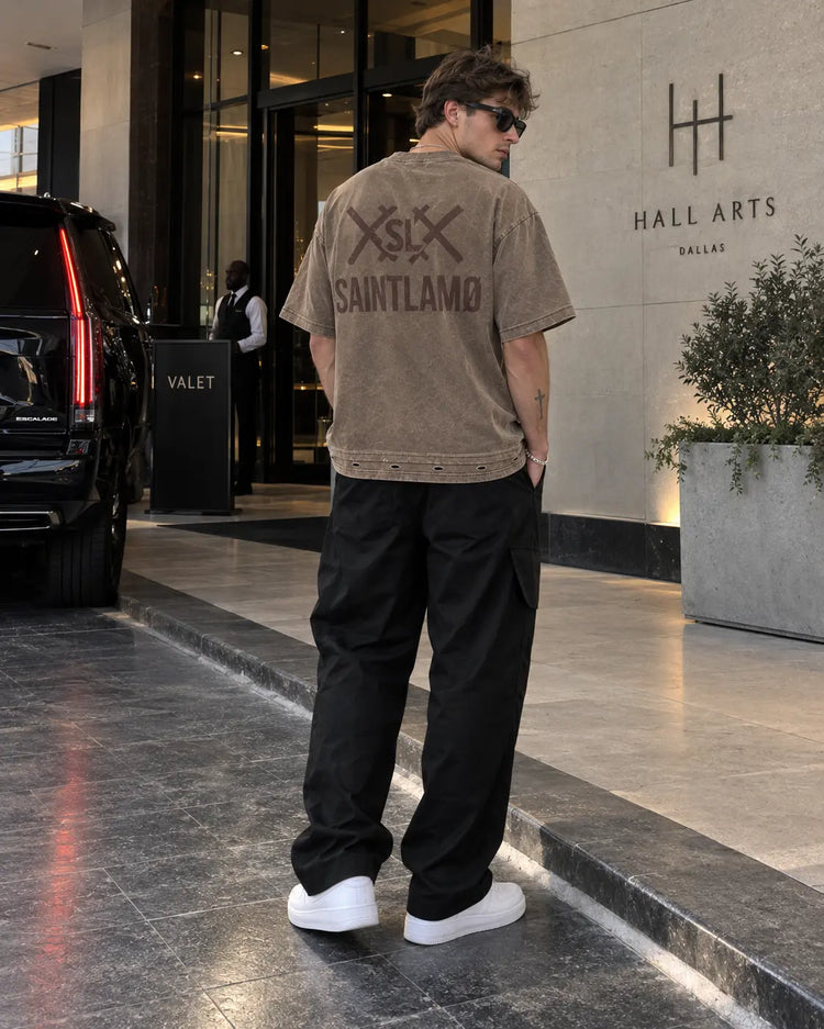 Utility Distressed Graphic Tee