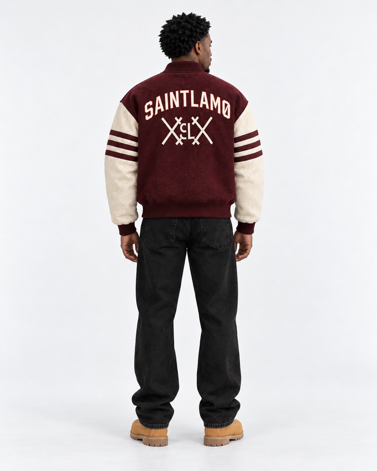 Uniform Embroidered Varsity Jacket