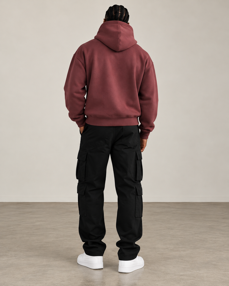 Signature hoodie back view