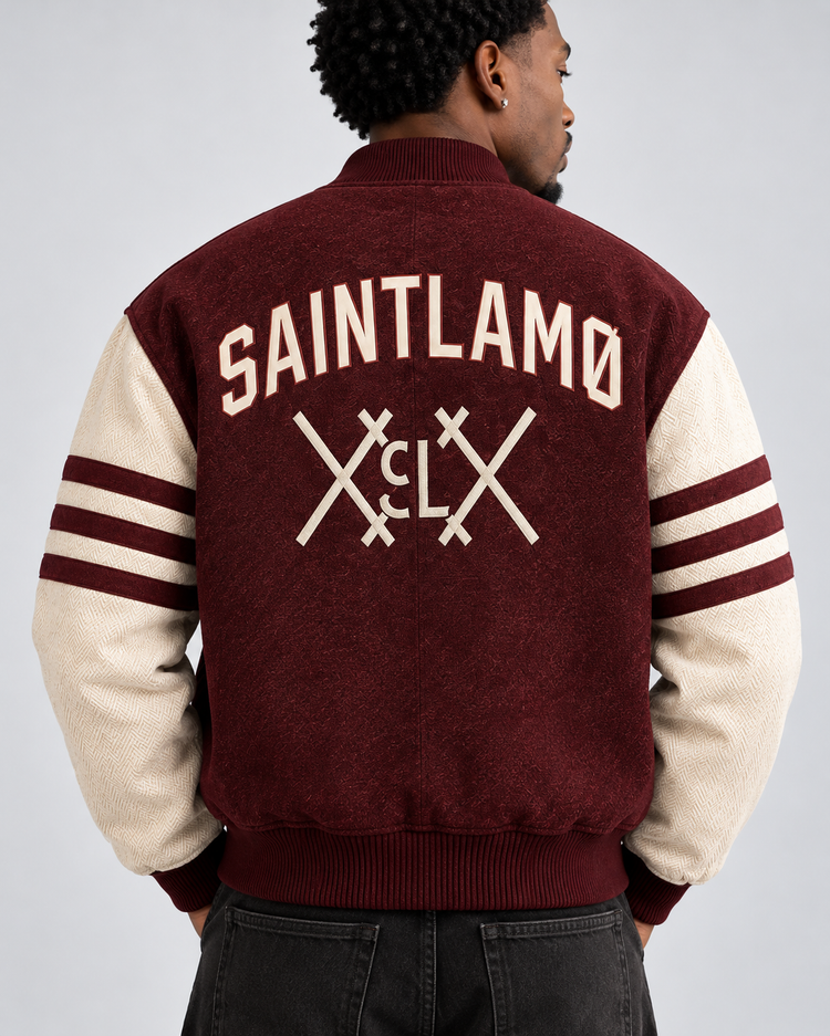 Uniform Embroidered Varsity Jacket