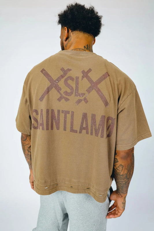 Utility Distressed Graphic Tee